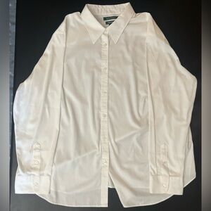 Ralph Lauren White Dress Shirt Classic Cotton